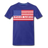 Upstate Karate Flag Red, White, & Blue T - Pitch Black Fight Shop