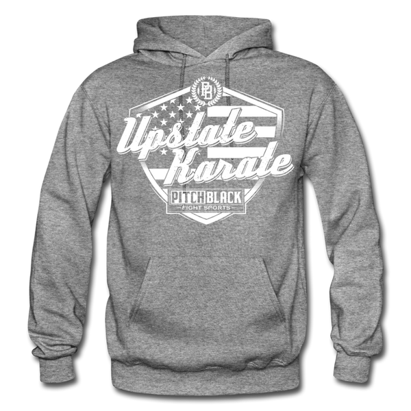 Upstate Karate Stars & Stripes Hoodie - Pitch Black Fight Shop