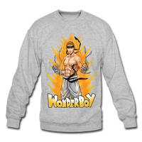 Wonderboy Powered Up Crewneck W/ PBFS Logo On Back - Pitch Black Fight Shop