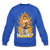 Wonderboy Powered Up Crewneck W/ PBFS Logo On Back - Pitch Black Fight Shop