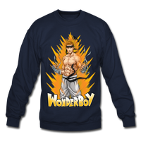 Wonderboy Powered Up Crewneck W/ PBFS Logo On Back - Pitch Black Fight Shop