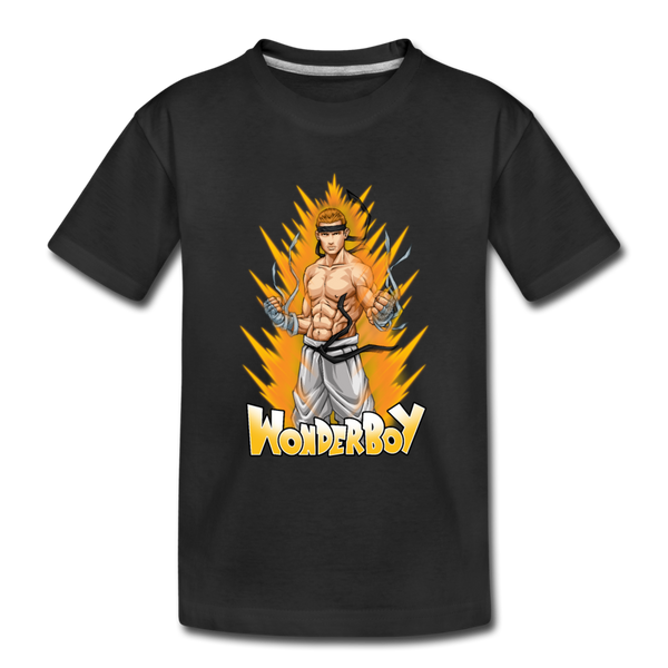 Stephen "Wonderboy" Thompson Powered Up Kids' T - Pitch Black Fight Shop