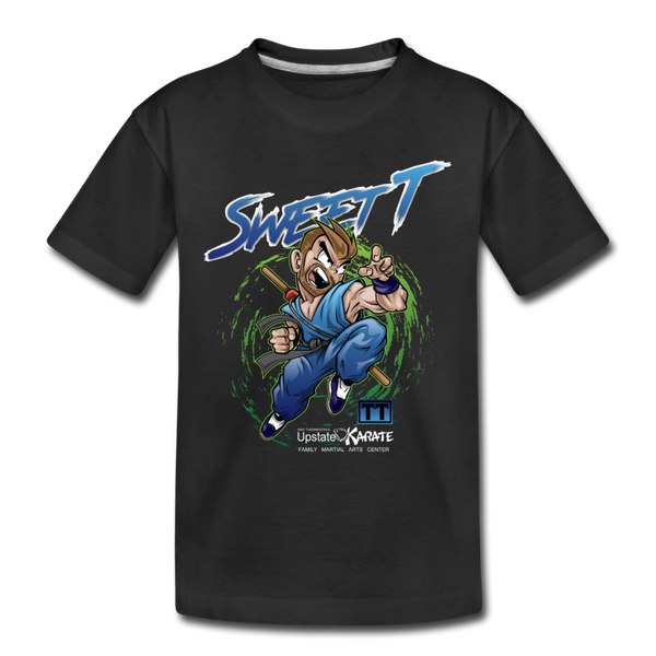 Tony "Sweet T" Thompson Anime Kids' T - Pitch Black Fight Shop