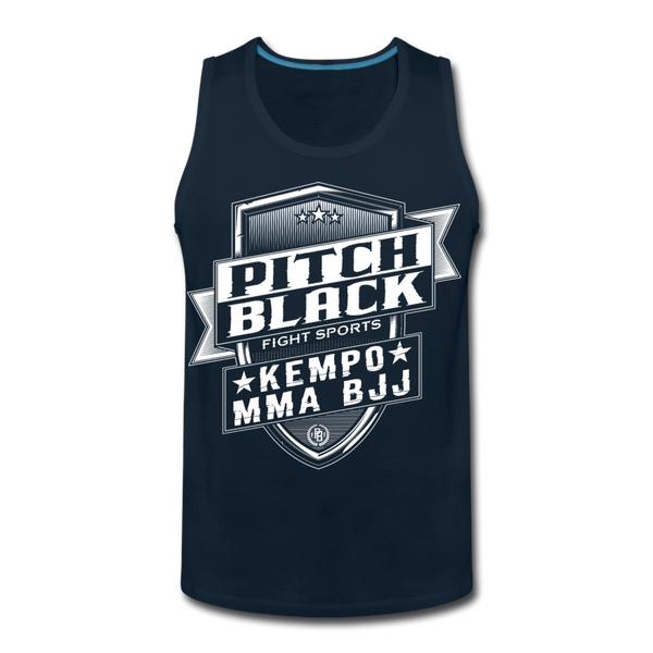 PBFS Shield Men’s Premium Tank - Pitch Black Fight Shop