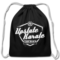 Upstate Karate Shield Drawstring Bag - Pitch Black Fight Shop