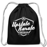 Upstate Karate Shield Drawstring Bag - Pitch Black Fight Shop