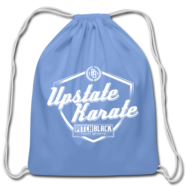 Upstate Karate Shield Drawstring Bag - Pitch Black Fight Shop