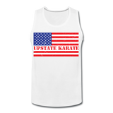 Upstate Karate USA Flag Premium Tank - Pitch Black Fight Shop