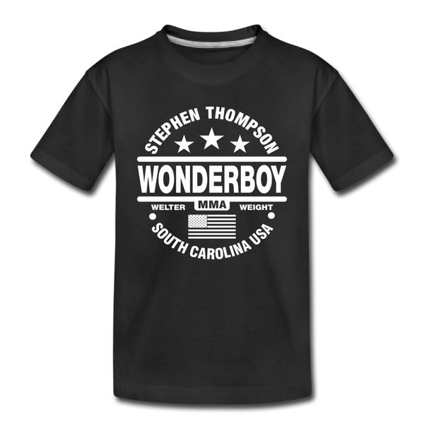 Wonderboy Circle Kids' Premium T-Shirt - Pitch Black Fight Shop