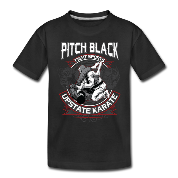BJJ Armbar Kids' Premium T-Shirt - Pitch Black Fight Shop