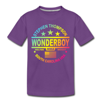 Wonderboy Color Fade Kids' Premium T-Shirt - purple