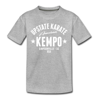 American Kempo Kids T - heather gray