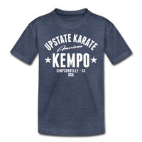 American Kempo Kids T - heather blue