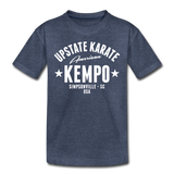 American Kempo Kids T - heather blue