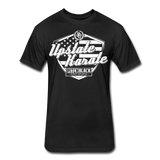 UK Stars & Stripes Shield T-Shirt by Next Level - black