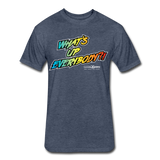 Wonderboy What’s Up Everybody?! Text Only T-Shirt by Next Level - heather navy
