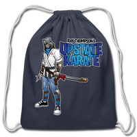 Video Game Ninja Drawstring Bag - navy