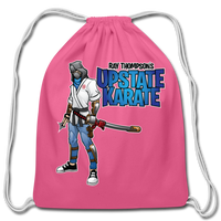 Video Game Ninja Drawstring Bag - pink