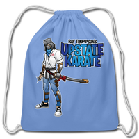 Video Game Ninja Drawstring Bag - carolina blue