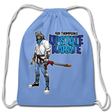 Video Game Ninja Drawstring Bag - carolina blue