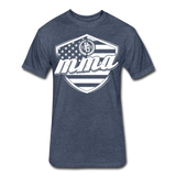 MMA Stars & Stripes T-Shirt by Next Level - heather navy