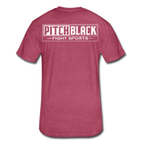 MMA Stars & Stripes T-Shirt by Next Level - heather burgundy