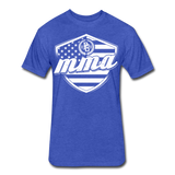 MMA Stars & Stripes T-Shirt by Next Level - heather royal