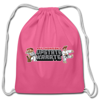 Cartoon Blox Upstate Karate Drawstring Bag - pink