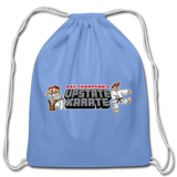 Cartoon Blox Upstate Karate Drawstring Bag - carolina blue