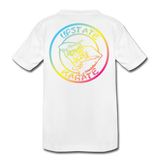 UK Color Fade Kids' Premium T-Shirt - white