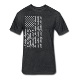 Pledge T-Shirt in White - heather black