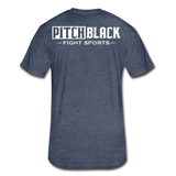 Pledge T-Shirt in White - heather navy