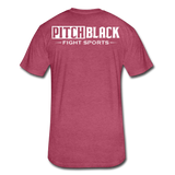 Pledge T-Shirt in White - heather burgundy