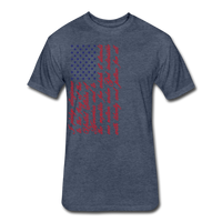 R,W, & B Pledge T - heather navy