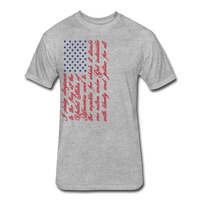 R,W, & B Pledge T - heather gray
