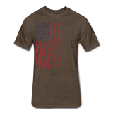 R,W, & B Pledge T - heather espresso
