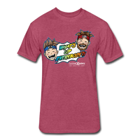 Wonderboy What’s Up Everybody?! T-Shirt by Next Level - heather burgundy