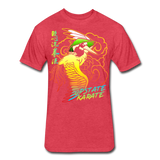 UK Colorful Crane | Next Level T - heather red
