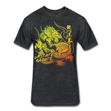UK Colorful Dragon T-Shirt by Next Level - heather black