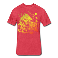 UK Colorful Dragon T-Shirt by Next Level - heather red