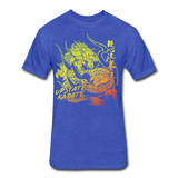 UK Colorful Dragon T-Shirt by Next Level - heather royal