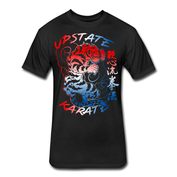 UK R/W/B Tiger T-Shirt by Next Level - black