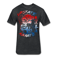 UK R/W/B Tiger T-Shirt by Next Level - heather black