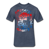 UK R/W/B Tiger T-Shirt by Next Level - heather navy