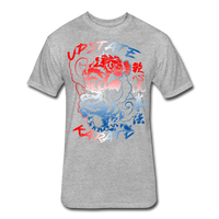 UK R/W/B Tiger T-Shirt by Next Level - heather gray