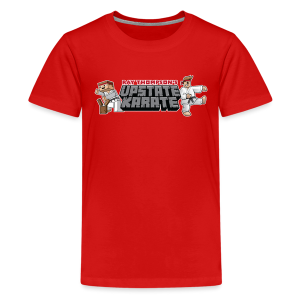 Karate Blox Kids' Premium T-Shirt - red