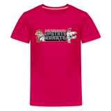 Karate Blox Kids' Premium T-Shirt - dark pink