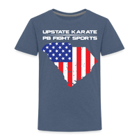 Flag SC Toddler Premium T-Shirt - heather blue