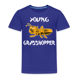 Young Grasshopper Toddler Premium T-Shirt - royal blue