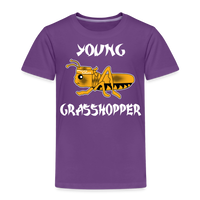 Young Grasshopper Toddler Premium T-Shirt - purple